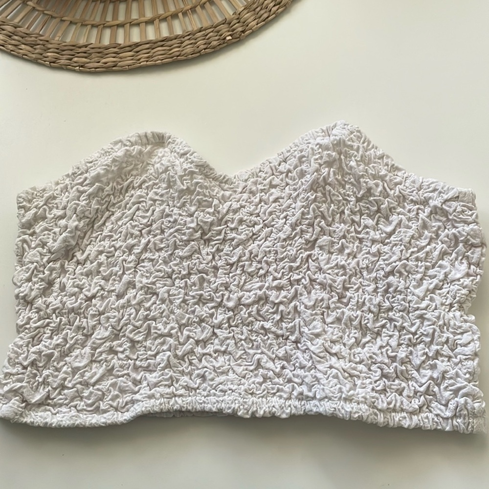 Stanton white‎ ribbed crop